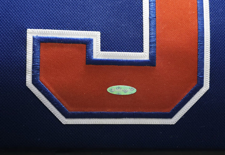 Edmonton Oilers Connor McDavid Signed Framed Blue Auth Adidas Jersey UDA Holo