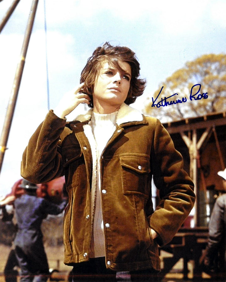 Katharine Ross signed 1968 Hellfighters Vintage 8x10 Photo (John Wayne) - COA