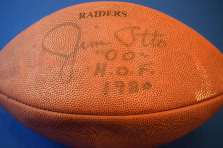 Jim Otto PSA DNA Autograph Official NFL Game Issue Signed Football HOF 1980