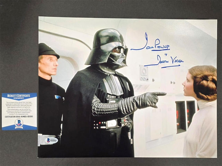 Dave Prowse signed "Darth Vader" 11x14 Photo Star Wars autograph ~ BAS Beckett