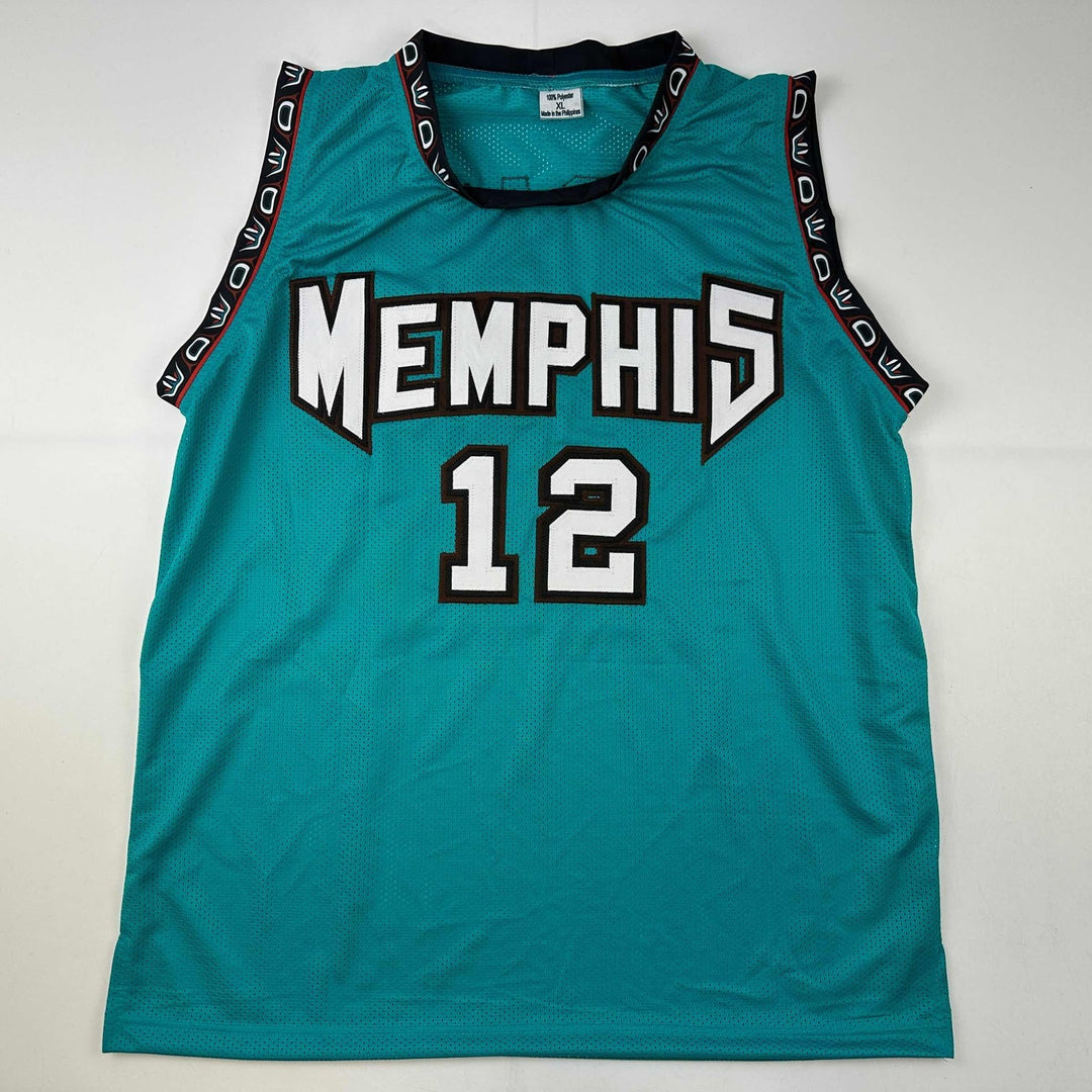 Autographed/Signed Ja Morant Memphis Teal Basketball Jersey JSA COA