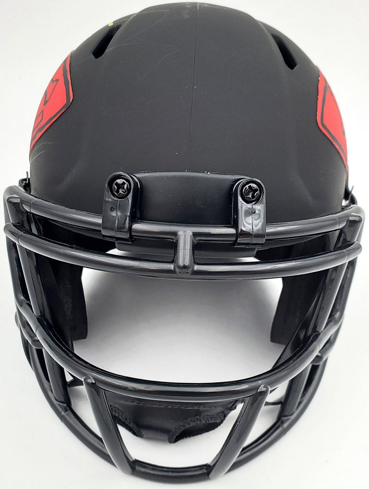 Rich Gannon Signed Kansas City Chiefs Eclipse Black Speed Mini Helmet Beckett
