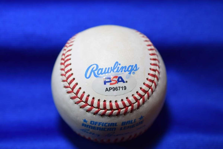 Cal Ripken Jr PSA DNA Autograph American League OAL Signed Baseball Orioles