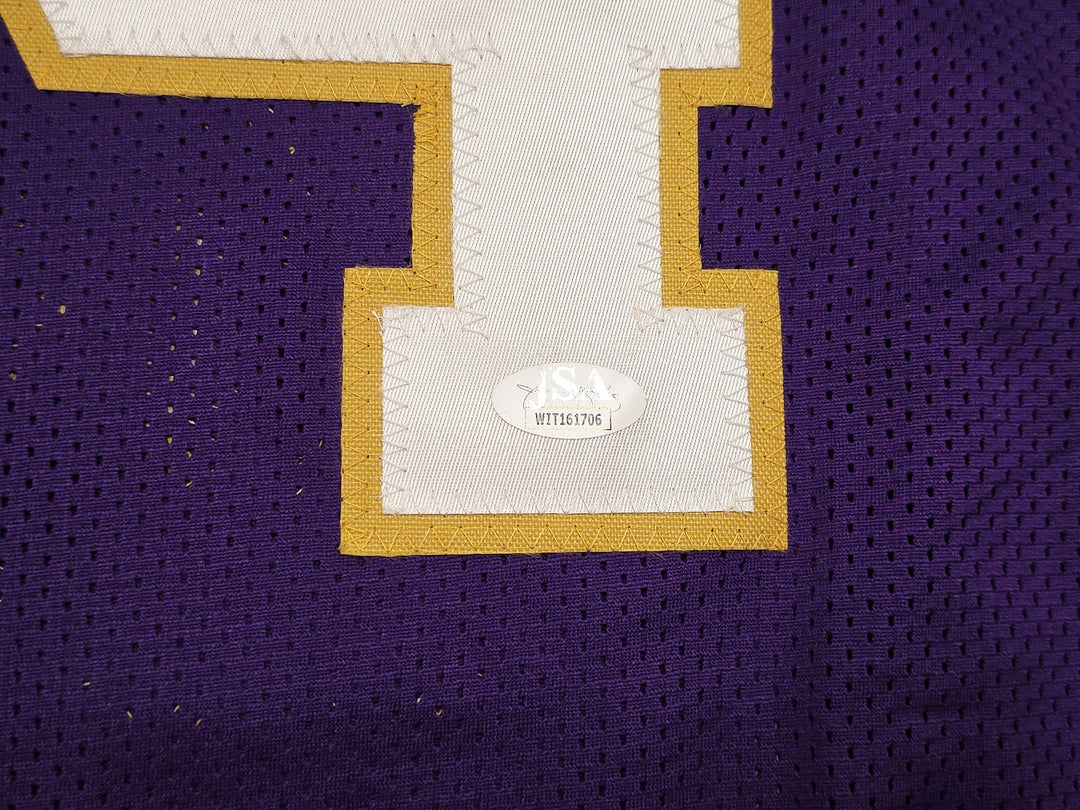 Los Angeles Lakers Shaquille Shaq O'Neal Signed Purple Jersey JSA