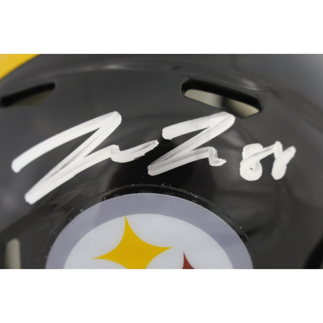 Pat Freiermuth Autographed/Signed Pittsburgh Steelers Mini Helmet Beckett 49018
