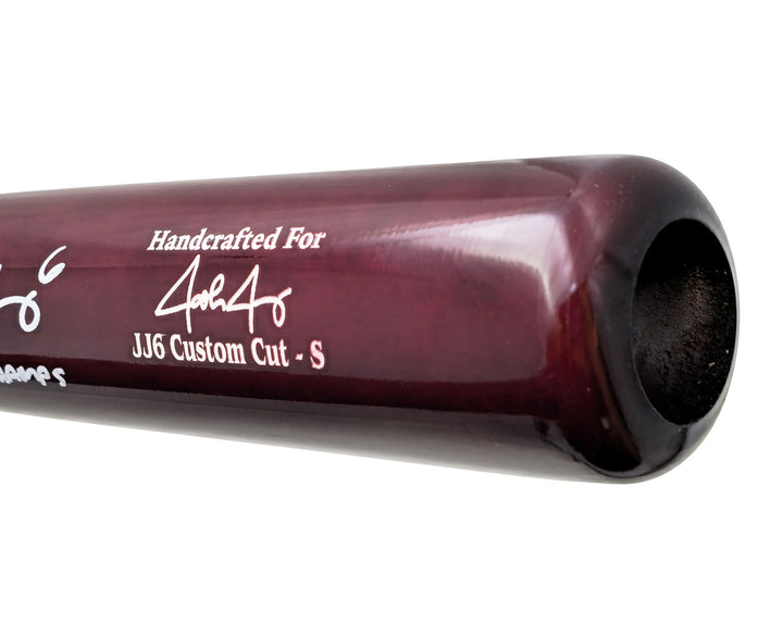 Josh Jung Auto Maroon Marucci Player Model Baseball Bat Rangers 23 WS Champ BAS