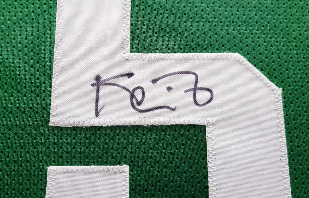 Boston Celtics Kevin Garnett Signed Framed Green Jersey Beckett BAS QR