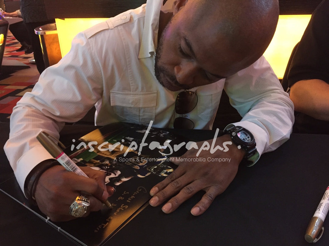 Az-Zahir Hakim Signed 11x14 Photo #D/25 COA Inscriptagraphs Autograph Az Rams