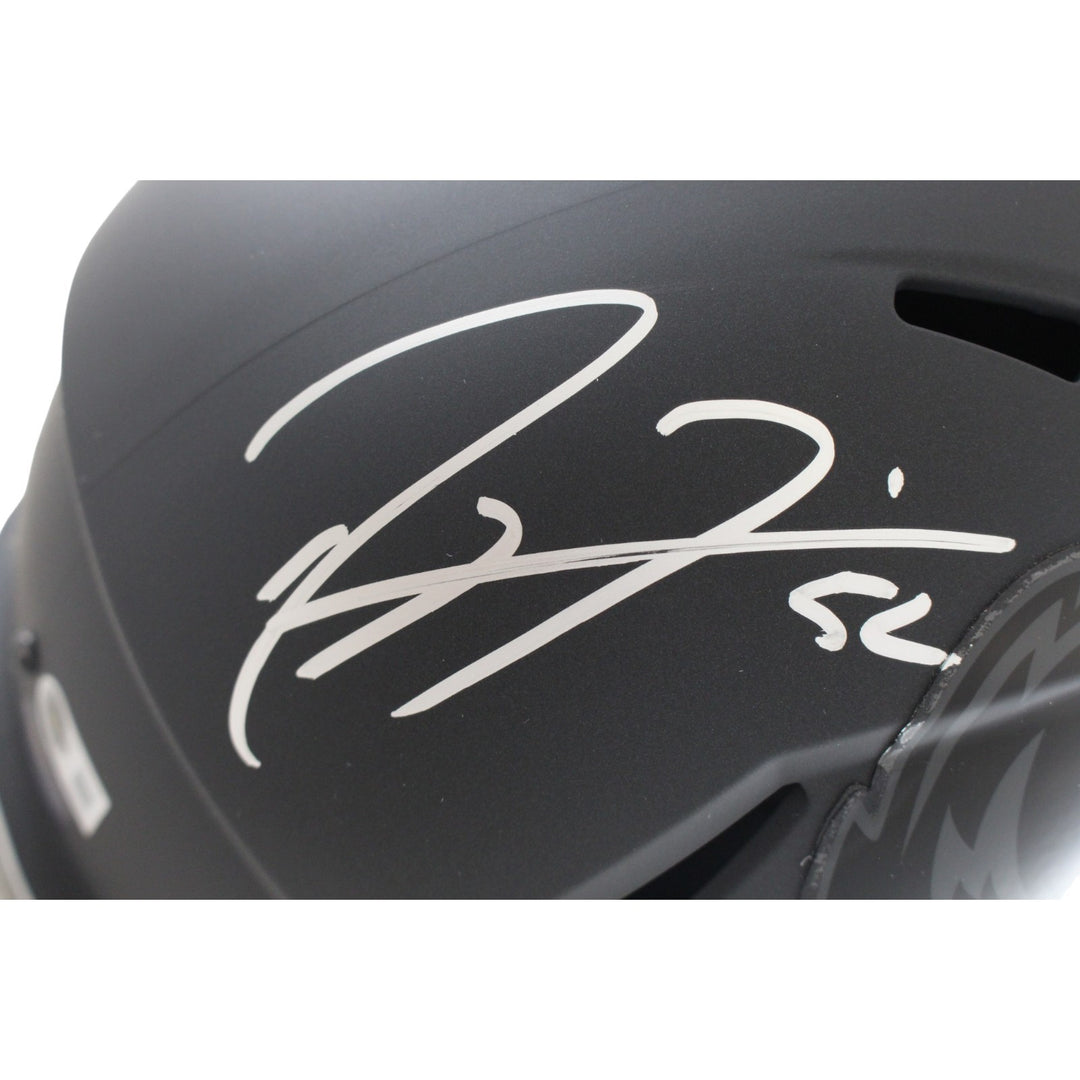 Ray Lewis Signed Baltimore Ravens F/S 2026 ALT #2 Helmet Beckett WIT 57530