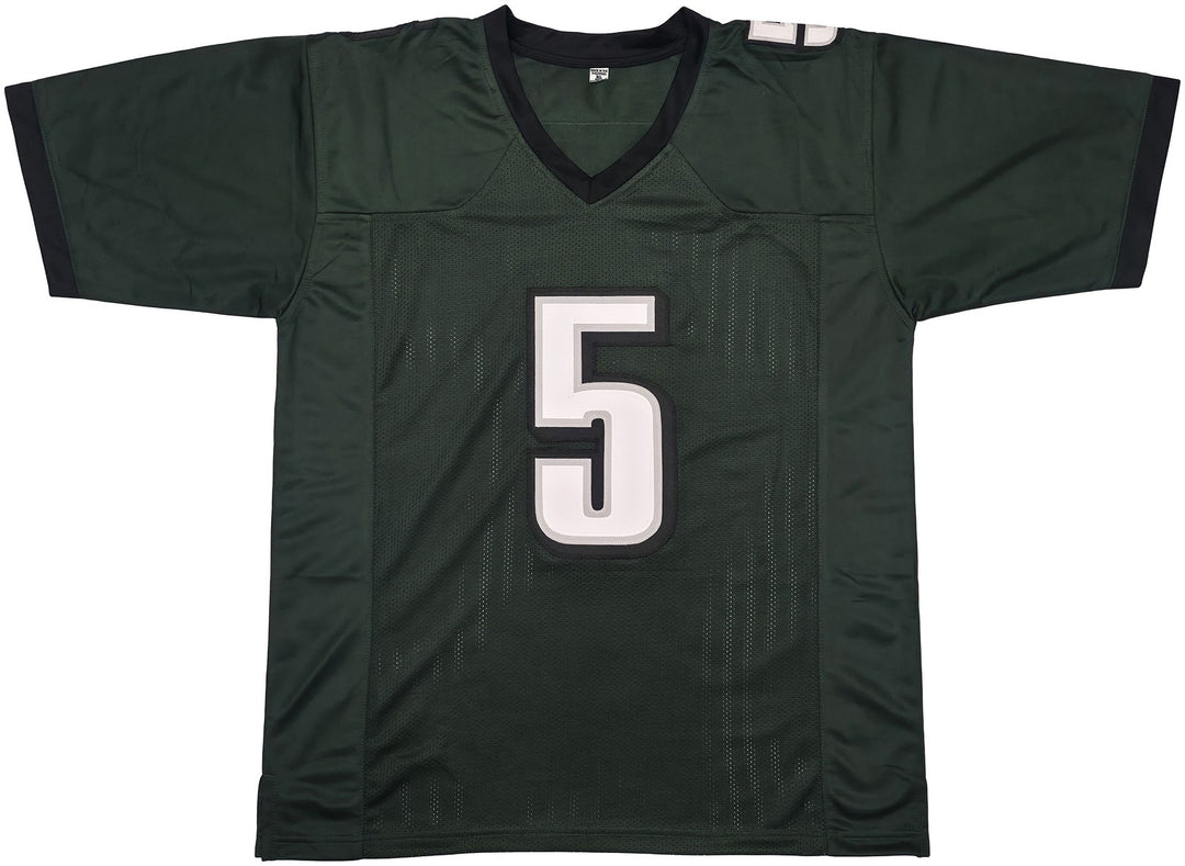 Philadelphia Eagles Donovan McNabb Signed Green Jersey IS Holo & Beckett Witness