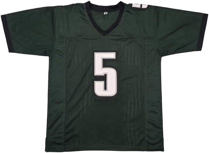 Philadelphia Eagles Donovan McNabb Signed Green Jersey IS Holo & Beckett Witness