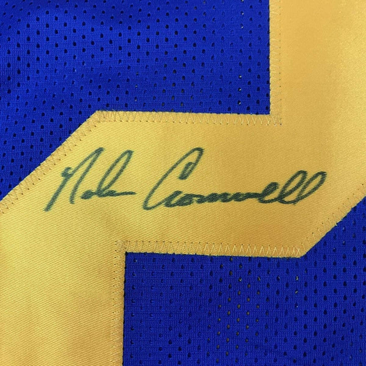 Autographed/Signed Nolan Cromwell Los Angeles LA Blue Jersey JSA COA