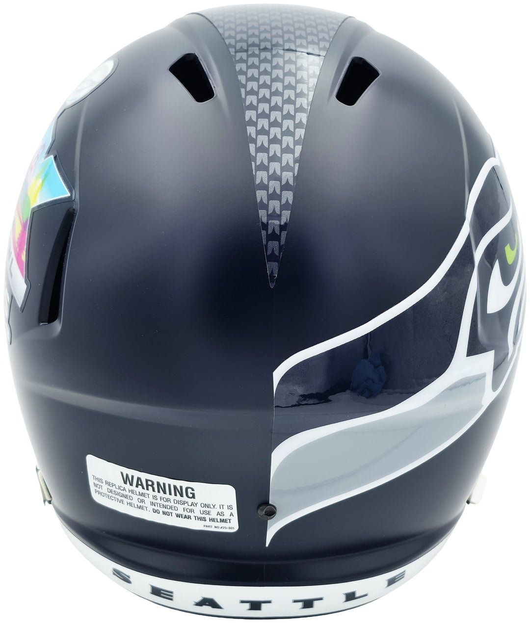 Unsigned Seattle Seahawks SB LX Champions Logo Full Sz Speed Rep Helmet