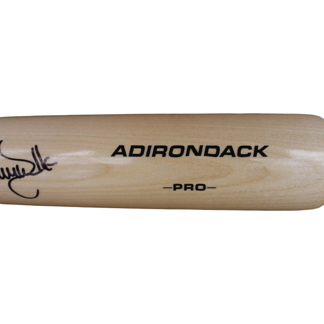 Larry Walker Autographed Colorado Rockies Blonde Baseball Bat TRI 47365