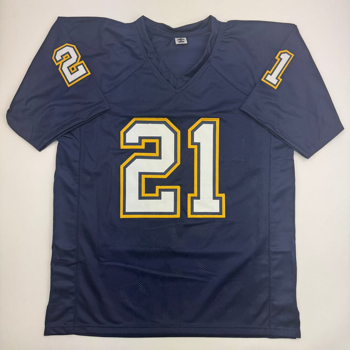 Signed LaDainian Tomlinson San Diego LA Dark Blue Jersey JSA COA