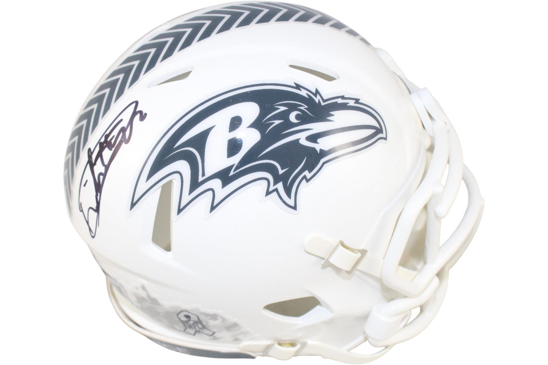 Derrick Henry Autographed Baltimore Ravens Mini Helmet 24 STS Beckett 52730