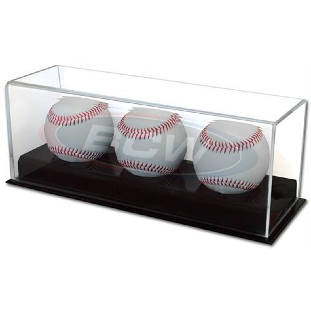BCW Acrylic Triple Baseball Display Case