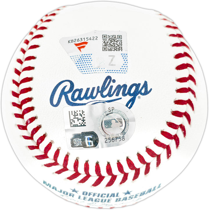 Kade Anderson Signed Official MLB Baseball Mariners Fanatics MLB Holo