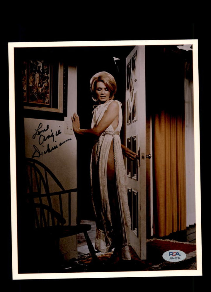 Angie Dickinson PSA DNA Coa Autograph 8x10 Photo Signed