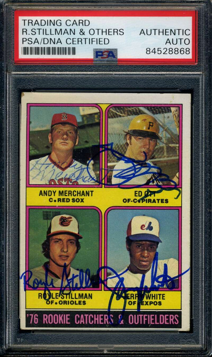 Merchant Ott White Stillman PSA DNA Signed 1976 Topps Autograph