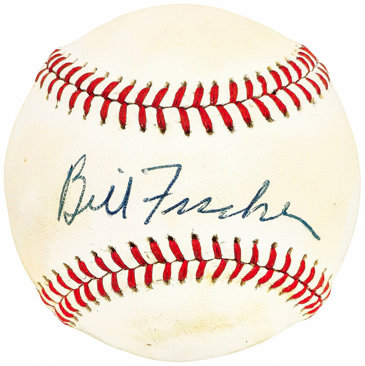 Bill Fischer Signed Official MacPhail American League Baseball White Sox Vintage