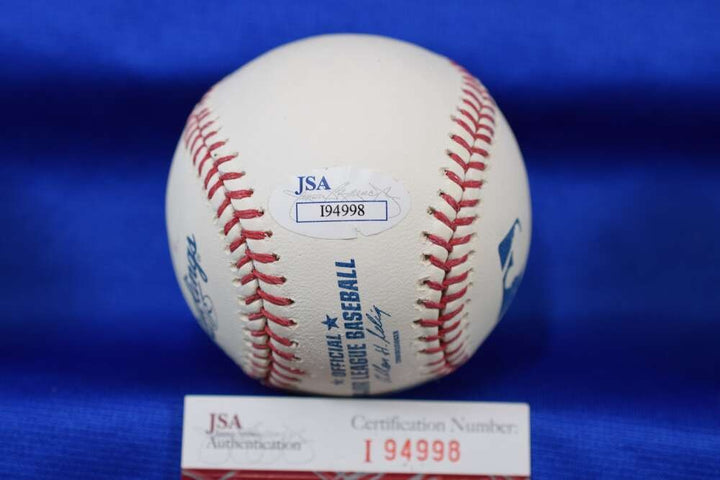 Mike Matheny JSA COA Autograph Major League OML Signed Baseball John 3:17