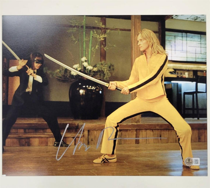 Uma Thurman signed Kill Bill 11x14 photo autograph ~ Beckett BAS