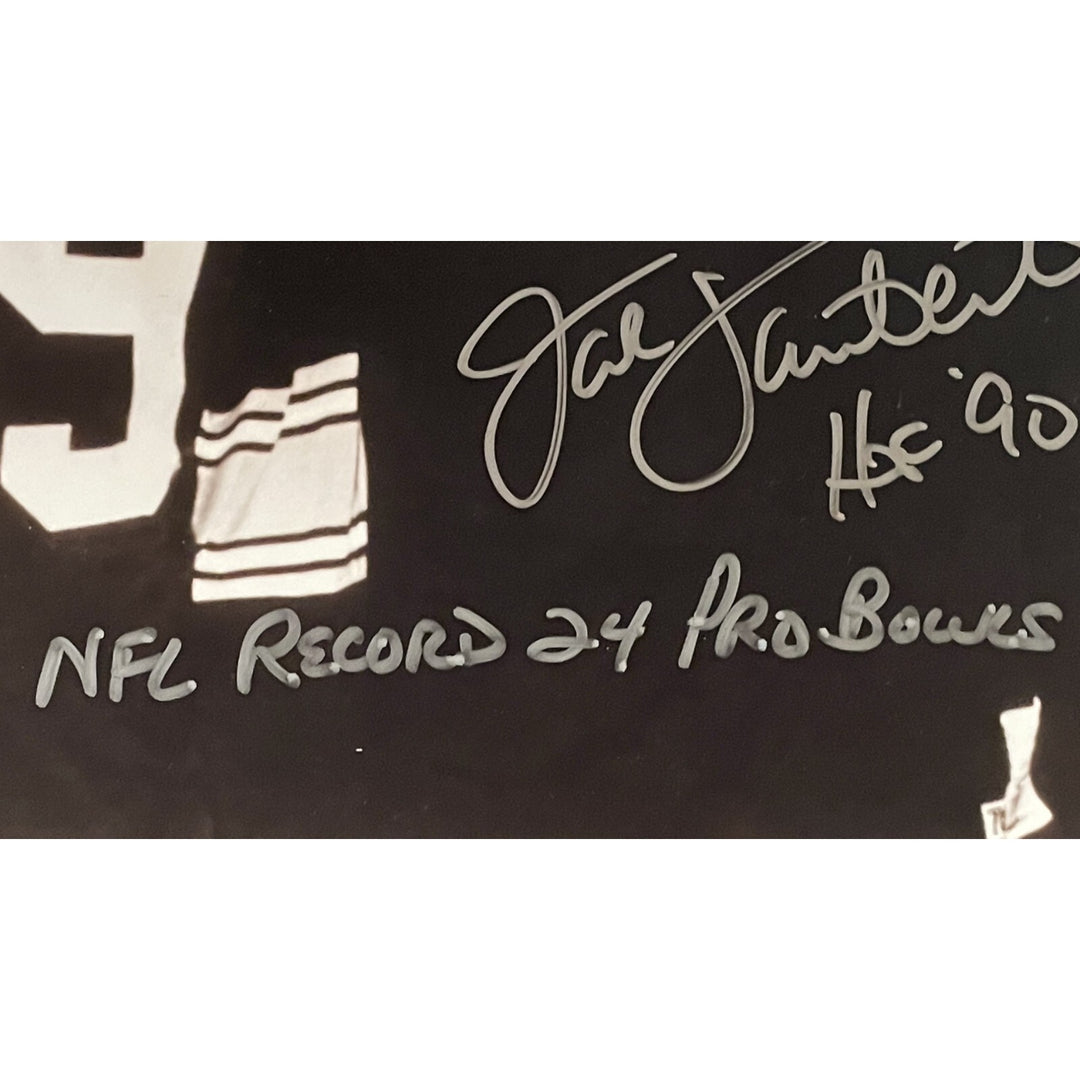 Jack Lambert Andy Russell Jack Ham Signed Steelers 11x14 BAS 46386