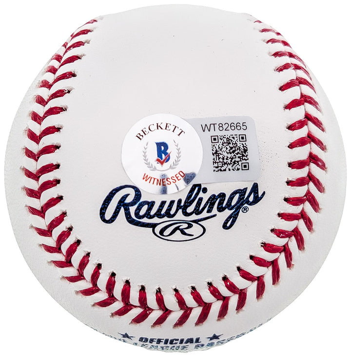 Andre Dawson Autographed Signed MLB Baseball Montreal Expos "The Hawk" Beckett