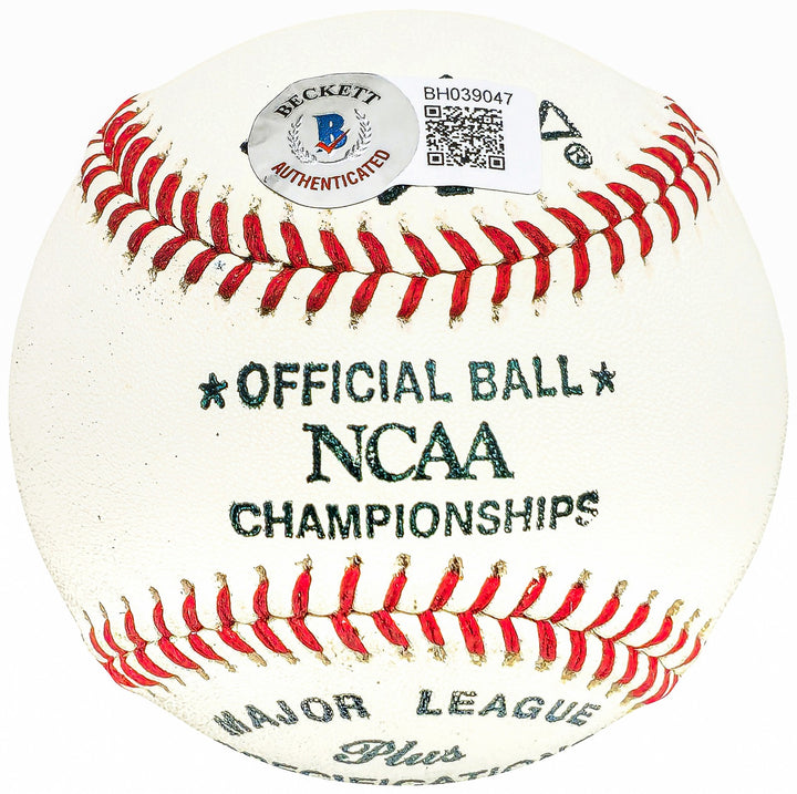 Neill Sheridan Signed Official NCAA Baseball Boston Red Sox Beckett #BH039047