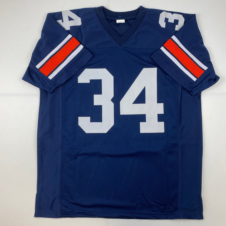 Facsimile Autographed Bo Jackson Auburn Blue Reprint Laser Jersey Size Men's XL