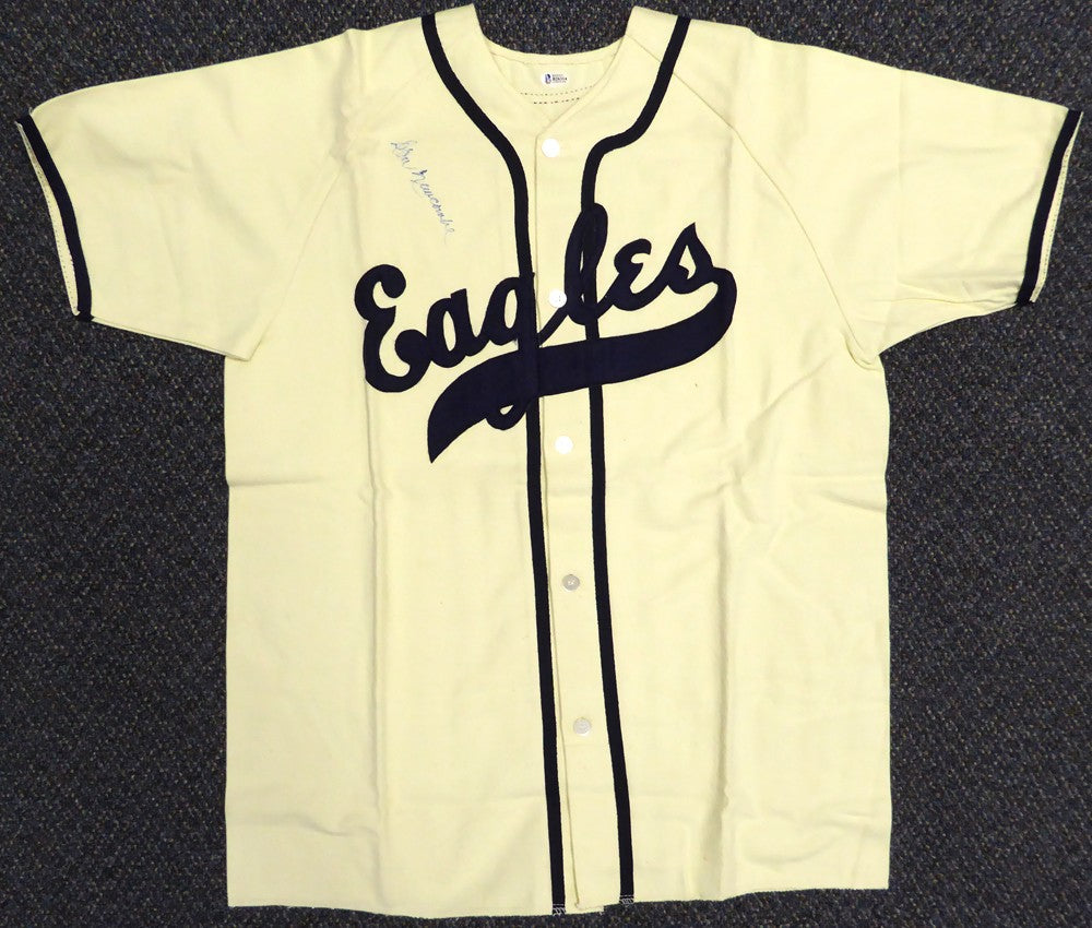 Newark Eagles Don Newcombe Autographed Signed Cream Jersey Beckett BAS #B26314