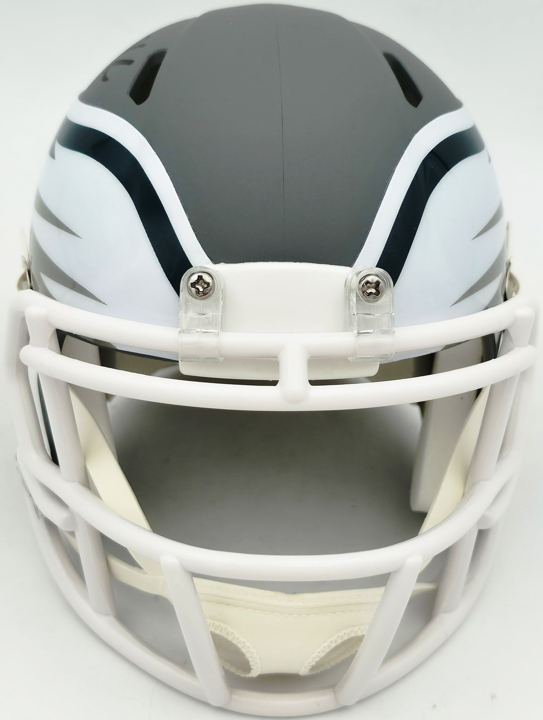 Jason Kelce Signed Philadelphia Eagles AMP Gray Speed Mini Helmet PSA/DNA ITP
