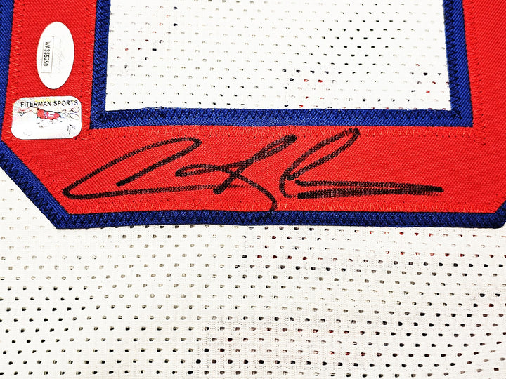 Detroit Pistons Dennis Rodman Autographed Signed White Jersey JSA