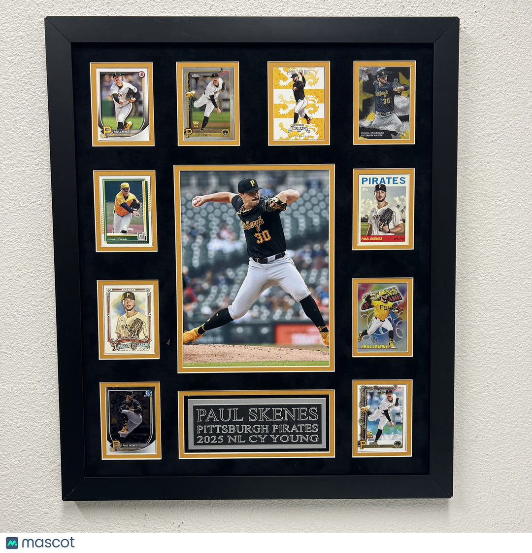 Paul Skenes 10-card Custom Display Frame Pittsburgh Pirates