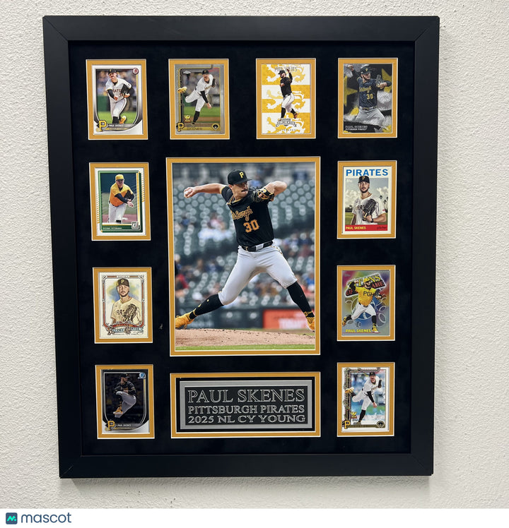 Paul Skenes 10-card Custom Display Frame Pittsburgh Pirates