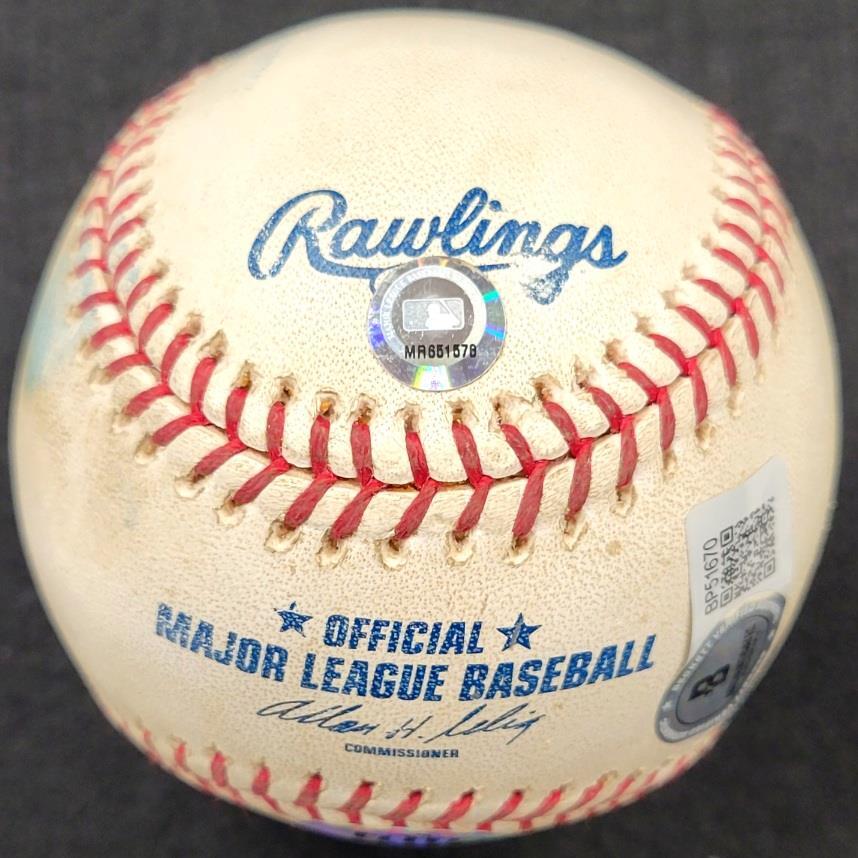 Alex Rodriguez signed "4.6.05 Game Used HR #1" MVP Season GU Baseball ~ BAS MLB