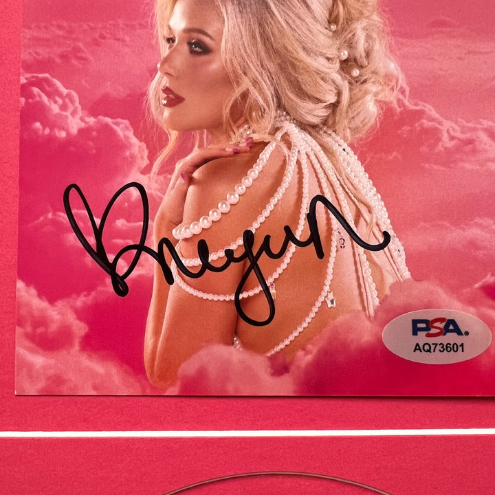 Megan Moroney Signed Framed Display Vinyl Cover Cloud 9 PSA Auth