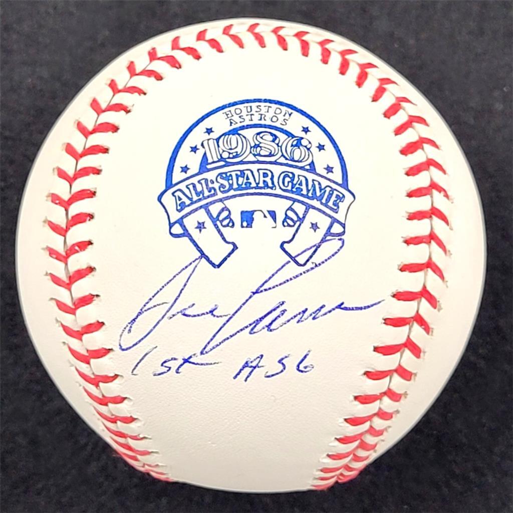 Jose Canseco signed "1st ASG" 1986 All Star Baseball autograph ~ BAS Beckett