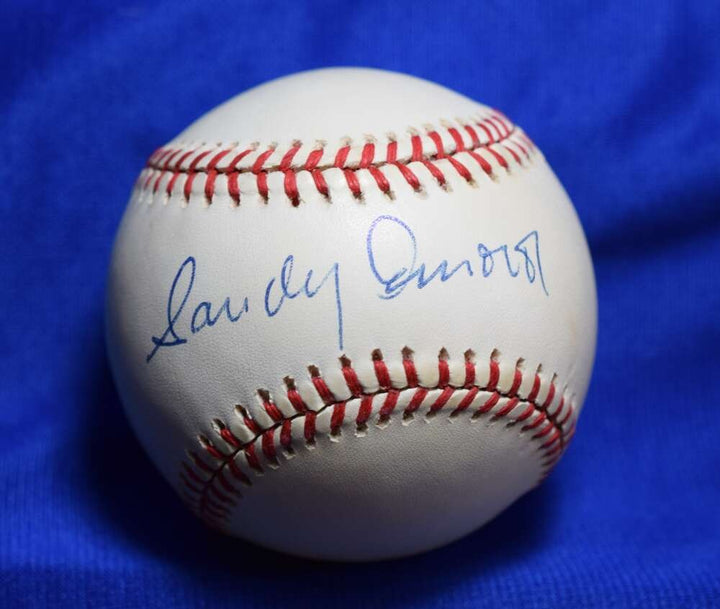 Sandy Amoros JSA COA Autograph National League ONL Signed Baseball
