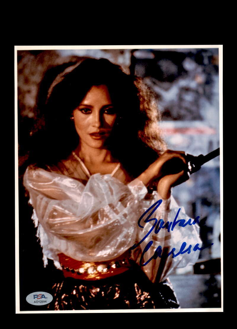 Barbara Carrera PSA DNA Autograph 8x10 Photo James Bond Signed