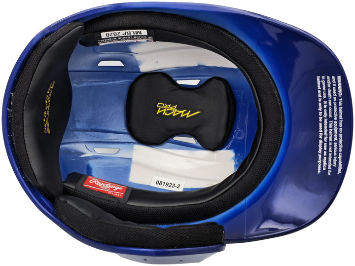 Sammy Sosa Auto Cubs Blue Full Size Mach Pro Replica Helmet "609 HR" Beckett Wit