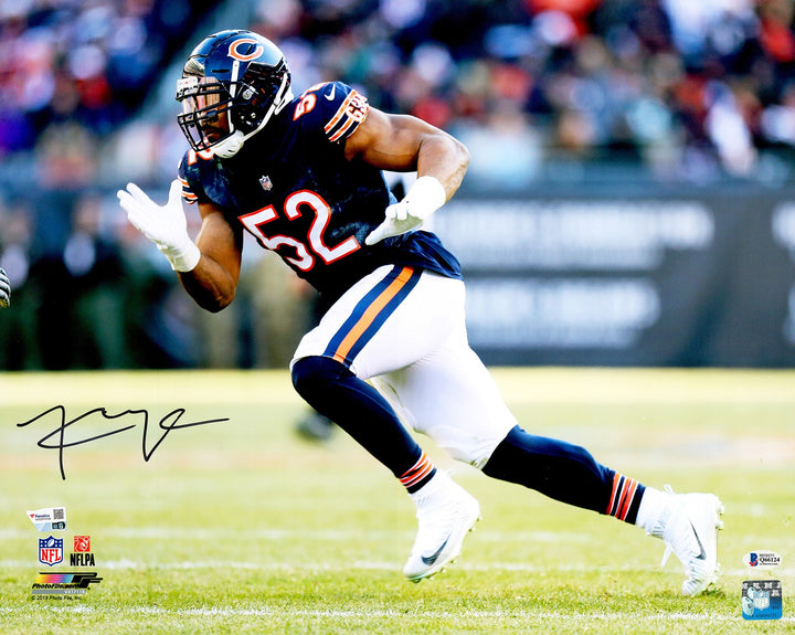 Khalil Mack Autographed Signed 16x20 Photo Chicago Bears Fanatics Holo