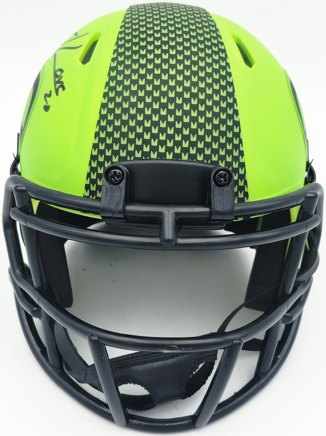Julian Love Signed Seattle Seahawks Rave Green Speed Mini Helmet MCS Holo