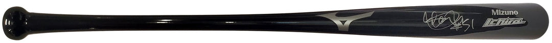 Ichiro Suzuki Signed Black Mizuno Game Model Bat Seattle Mariners "#51" IS Holo