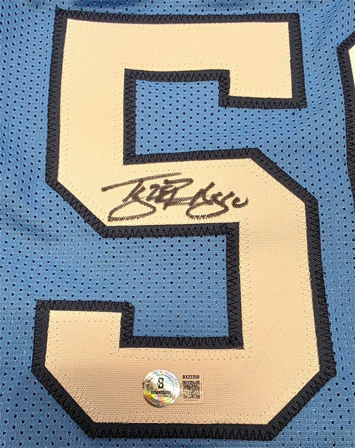Tyler Hansbrough signed North Carolina Tar Heels Jersey autograph ~ Beckett BAS