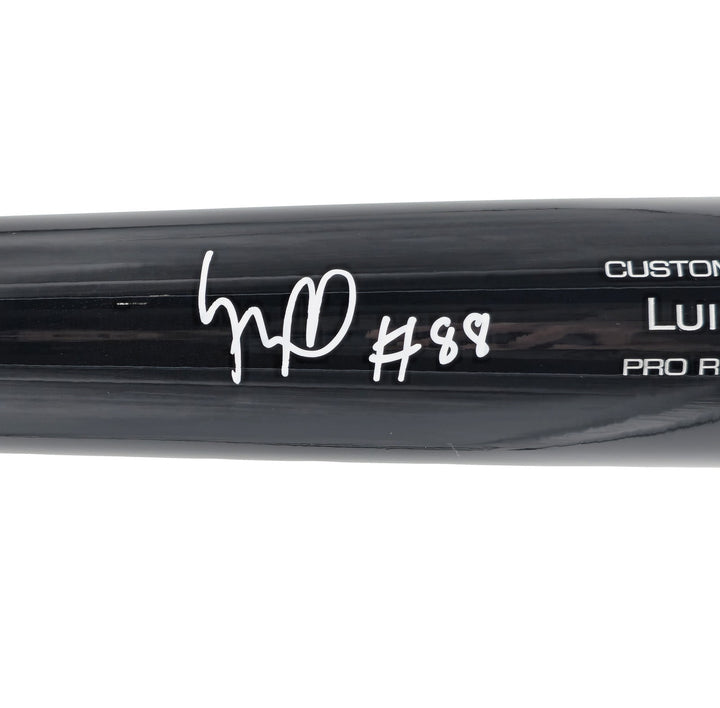Luis Robert Jr Auto Black Blonde Victus Player Model Baseball Bat White Sox BAS