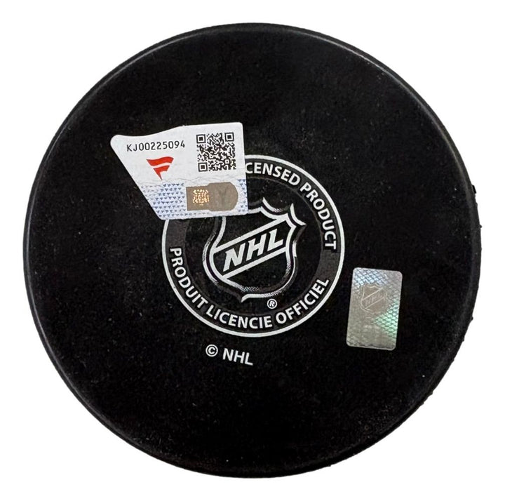 Trevor Zegras Signed Philadelphia Flyers Logo Puck Fanatics