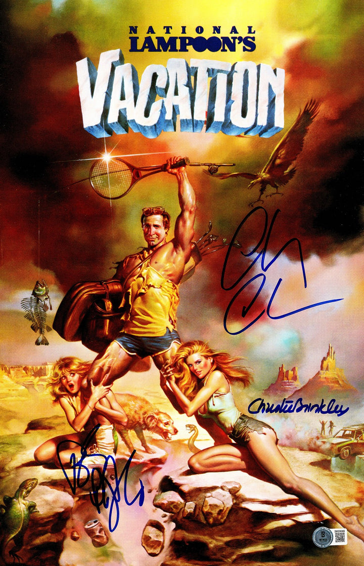 Chevy Chase, Christie Brinkley Beverly D'Angelo Auto 11x17 Vacation Movie Poster