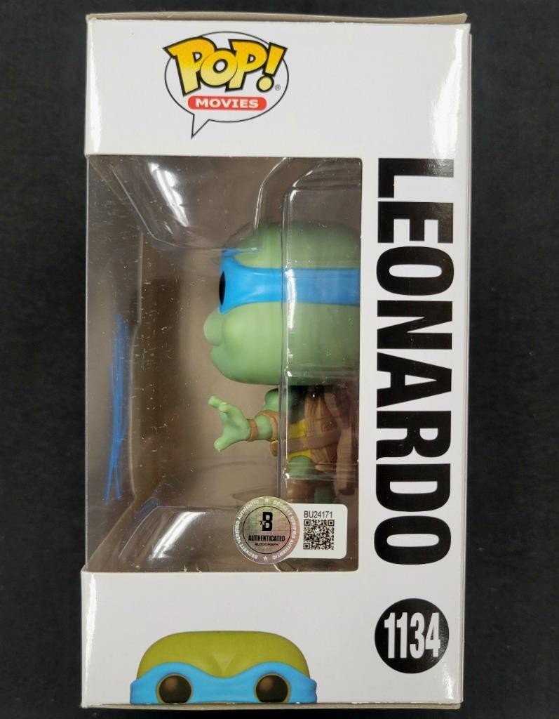 Seth Green signed TMNT Leonardo Funko Pop! 1134 autograph (A) ~ Beckett BAS